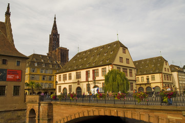 Naklejka premium Zentrum von Straßburg