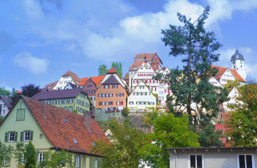 Naklejka na ściany i meble Altensteig im Schwarzwald
