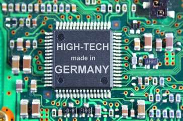 High-Tech made in Germany - Picture of Chip manuf. in Germany