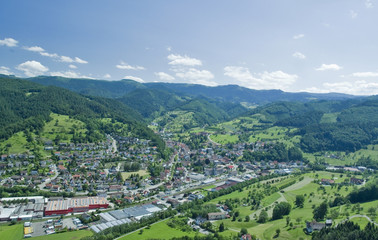 Fototapeta na wymiar Schwarzwaldpanorama