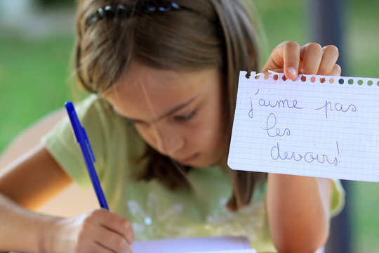 j'aime pas les devoirs !