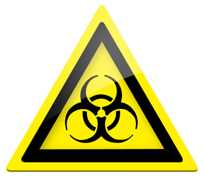 Warnung Biogefährdung (BGV A8 W 16) Biohazard