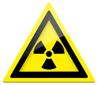 Warnung radioaktive Stoffe Strahlung (BGV A8 W 05) radioactive