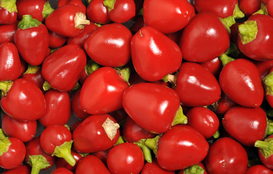 Chili Background Cherry Heart
