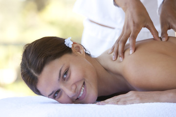 Fototapeta na wymiar Relaxing massage
