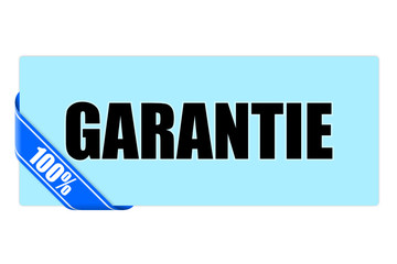 100% garantie mit schleife