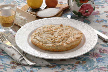 Torta di amandole - Dolci emilia romagna Castell ' Arquato