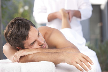Fototapeta na wymiar Relaxing massage