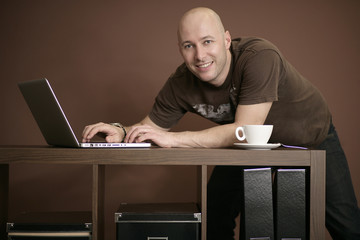 notebook businessman