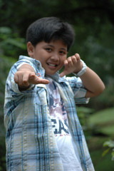 young boy with cute face