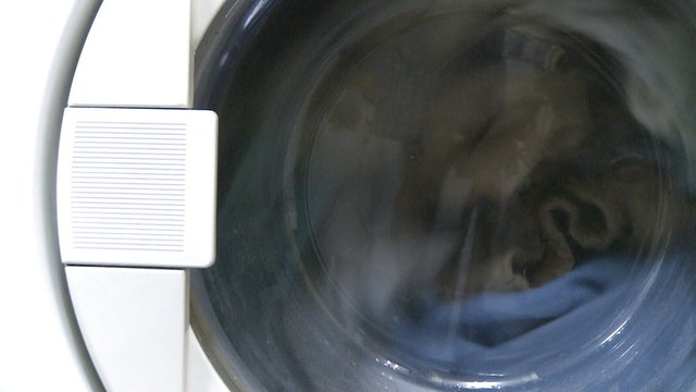 Washing machine working
