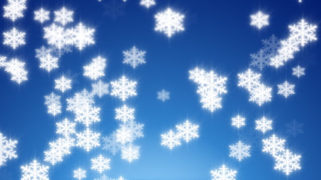 Snowy Christmas background loop