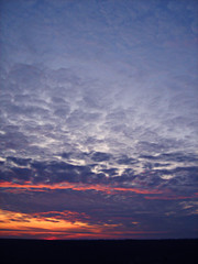 colorful tropical sunset