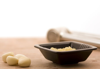 Prepared garlic