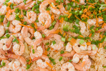 Fried rice with seafood