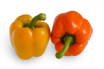 Yellow  red peppe