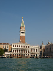 Fototapeta na wymiar Venice - The tower of St Mark