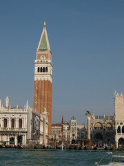 Seaview of Piazzetta and tower San Marco - Venice