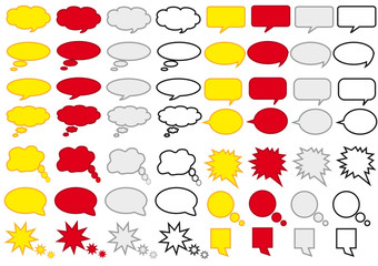 Sprechblasen abstrakt 02