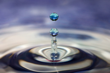 Fototapeta na wymiar Macro of a Water Drop