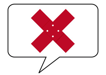 Obraz premium Hilfe abstrakt