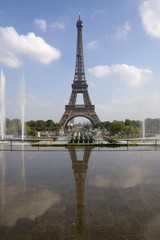 Obraz premium The Eiffel tower from Trocadero in Paris