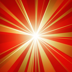 Christmas star burst