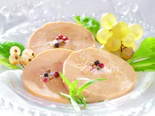 Cercles muraux Entrée foie gras