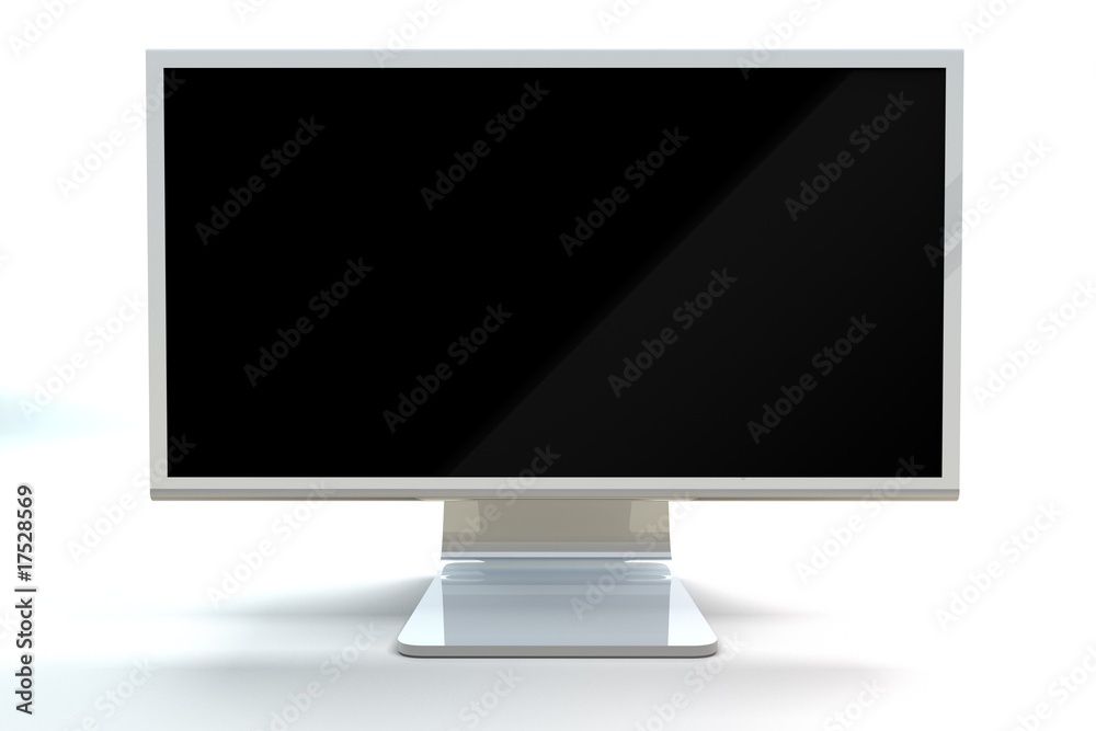 Poster lcd monitor 3d
