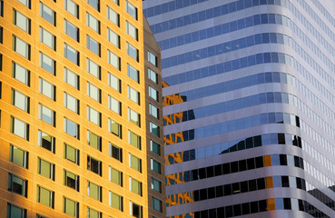 Fototapeta na wymiar Glass buildings