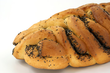 bun with poppy-seed