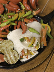 fajitas lemon and pepper