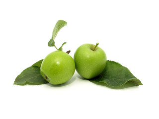 Two Green Aples