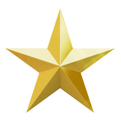 Obraz premium Christmas gold star
