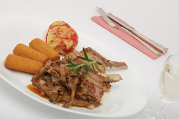 Schweinekoteletts mit Pfifferlinge