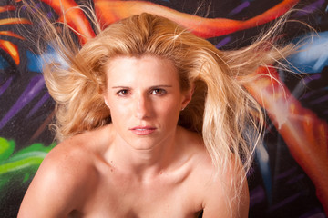 Beautiful woman headshot