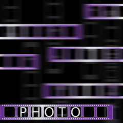 Fototapeta premium Photo tape.