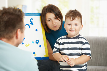 Obraz premium Family playing together