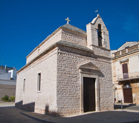 Fototapeta na wymiar Kościół San Rocco. Turi. Apulia.