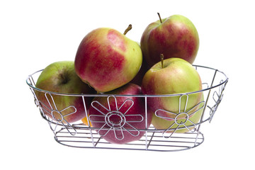 Apples isolated on white background