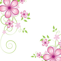 abstract floral background with place for your text