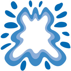 Obraz premium cornice Splash