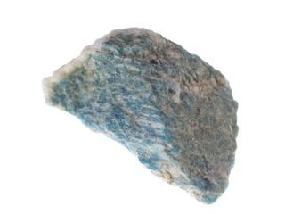 Amazonite. Origin: Brazil, studio isolated photo