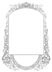 Ornate frame vector