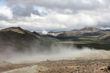 Volcanic area in Iceland