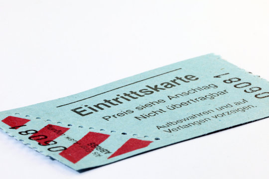 Eintrittskarte