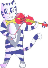 Cat the Violinist