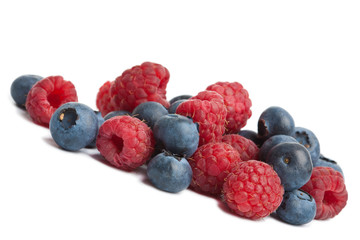 fresh berries isolated