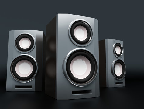 speaker, loudspeaker, woofer, speakerbox, subwoofer