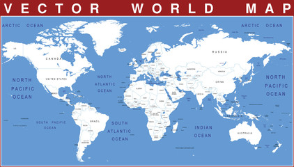 VECTOR WORLD MAP - 17556574
